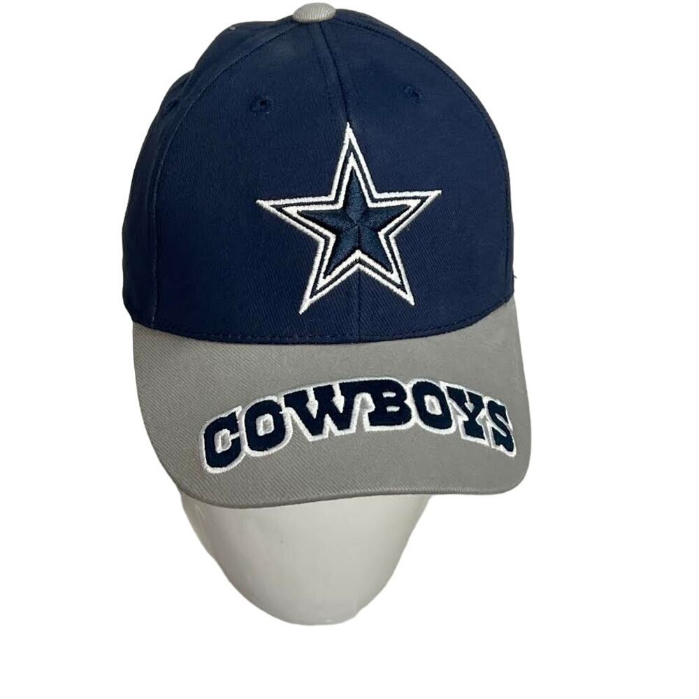 NEW! Dallas Cowboys Youth Short Stack MVP Hat, Navy/Gray OS‎